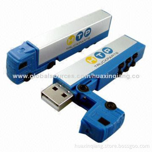 Container Shape USB Flash Disk, ABS Material, 128MB-64GB Capacity, 25g, Any Color, 5-year Warranty